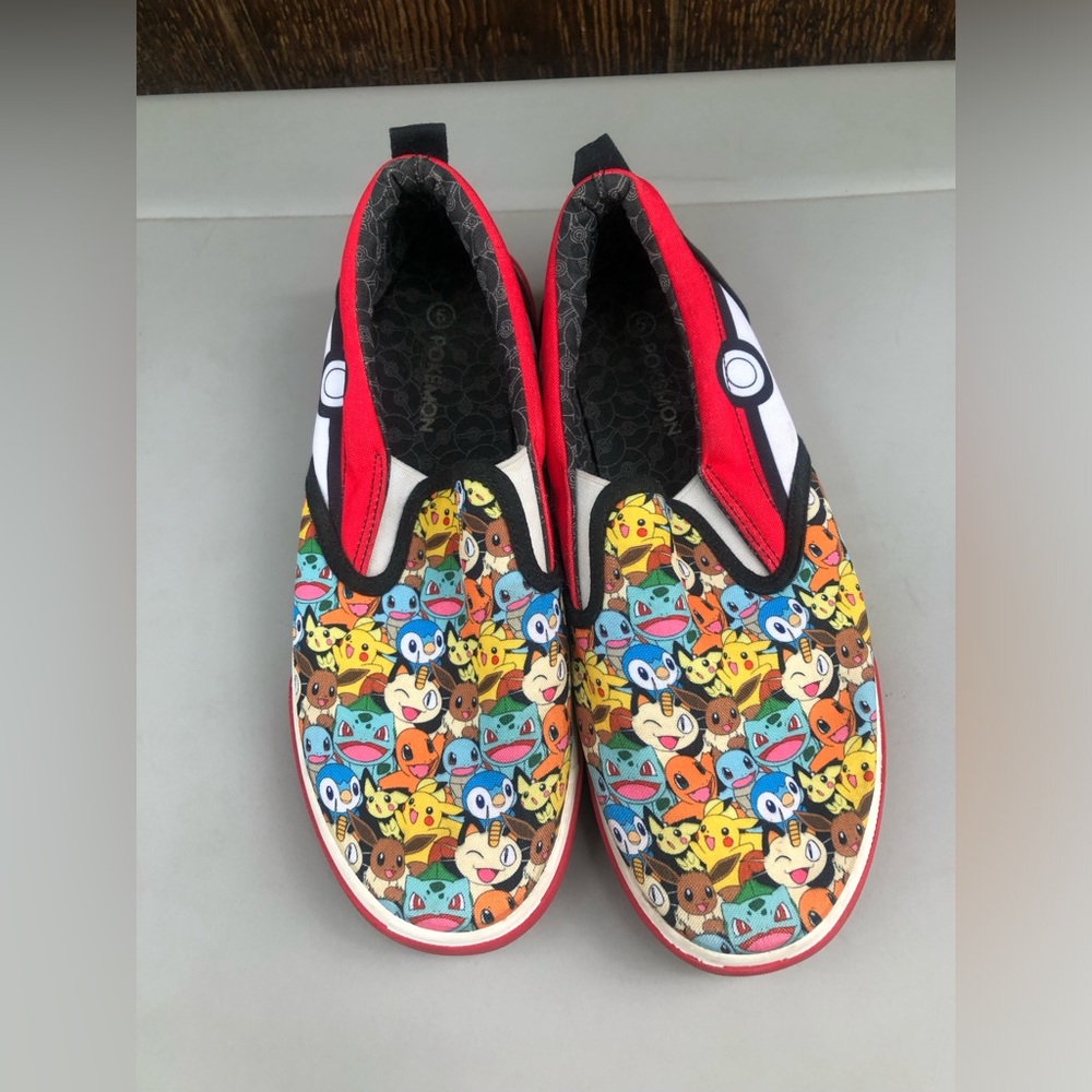 Ground Up Slip-On Pokémon Character Canvas Shoes Kids Size 5